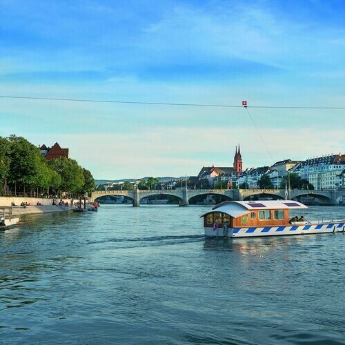  Andreas Zimmermann; Der Rhein bei Basel