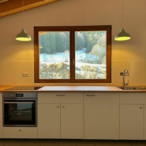 Die kleine Kche des Freilufthaus, die Sie wunderbar nutzen knnen. 