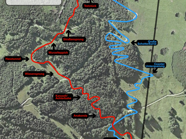 Route des Bikepark am Hasenhorn  Bike Park Todtnau