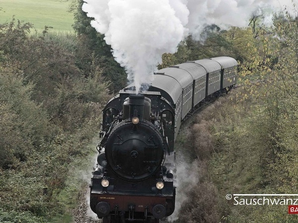 Die Sauschwänzlebahn unterwegs, © Interessensgemeinschaft Wutachtalbahn Die Sauschwänzlebahn unterwegs, © Interessensgemeinschaft Wutachtalbahn