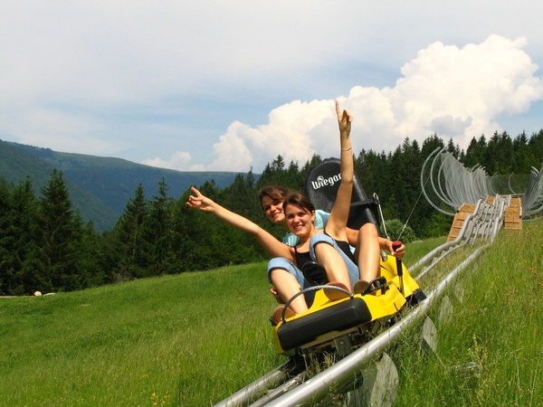 Fahrt auf der Coasterbahn am Hasenhorn  Datacreate