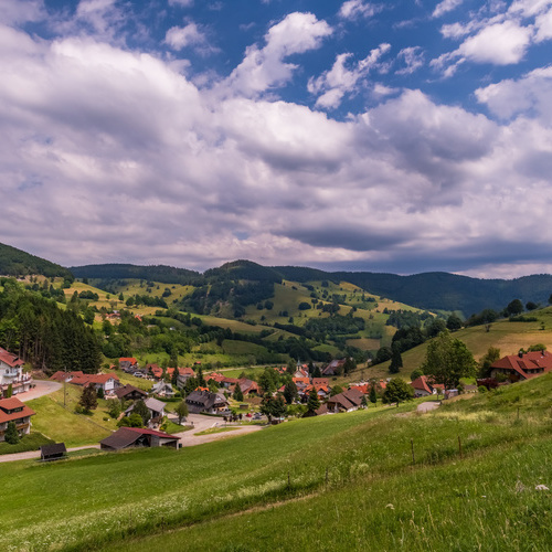 Blick vom Haus über Wieden - Blick vom Haus über Wieden -