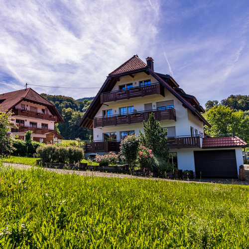 Außenansicht des Ferienwohnungshaus Bauer in Schindeln - Außenansicht des Ferienwohnungshaus Bauer in Schindeln -